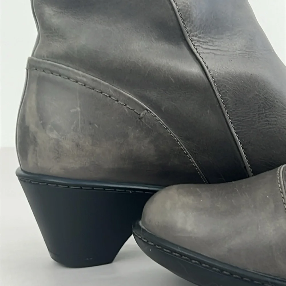 Dansko Billie Grey Ankle Boots Soft Leather Burnished Nappa Grey Womens SZ 8.5 9 - Picture 14 of 14